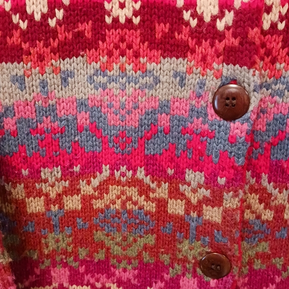 Sundance Vibrant Red Knit Cardigan - Picture 4 of 4